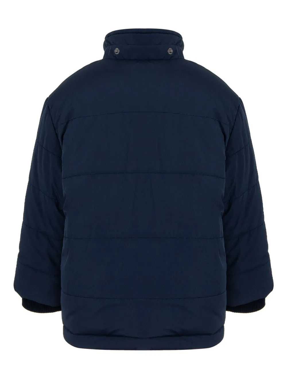 Lapin House Logo Patch Buttoned Jacket In Blue