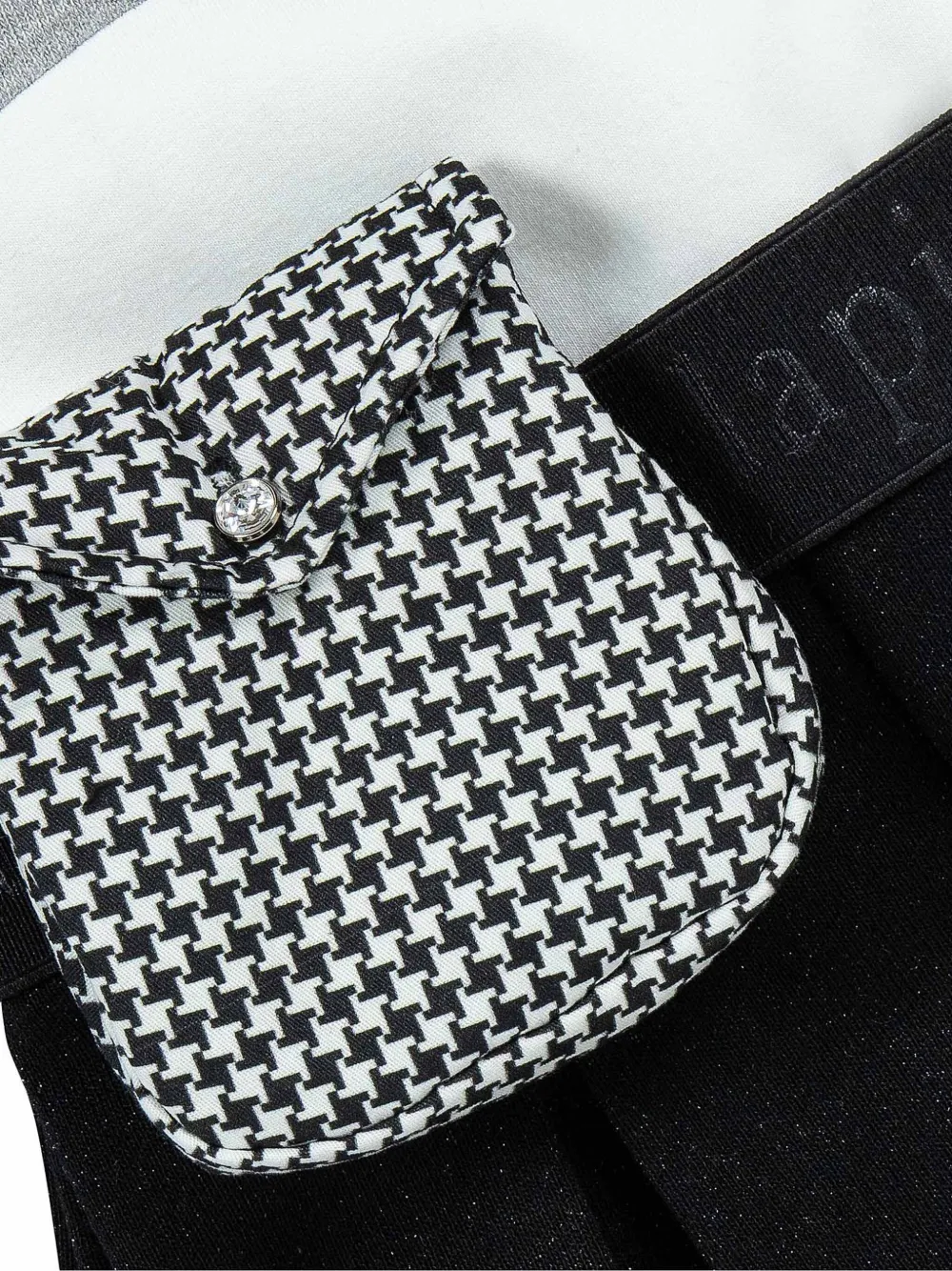 Lapin House Gelaagde jurk Zwart