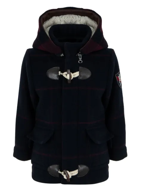 Lapin House hooded duffle coat