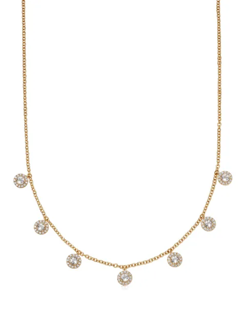 Kiki McDonough 18kt yellow gold Grace diamond necklace 