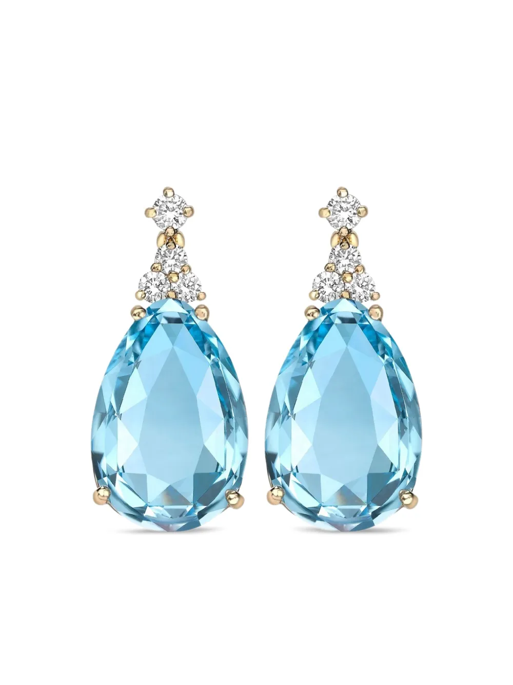 18kt yellow gold Candy topaz earrings