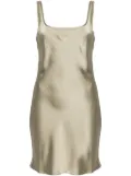 SAMSOE SAMSOE Seasunna satin minidress - Green
