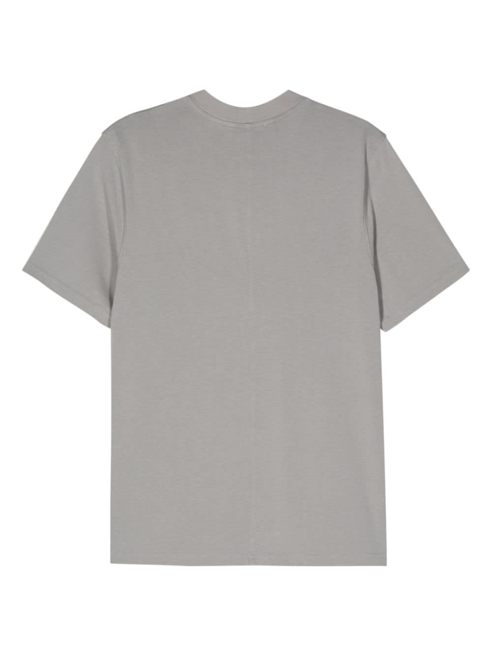Shop Samsoe & Samsoe Norsbro Logo-print T-shirt In Grey