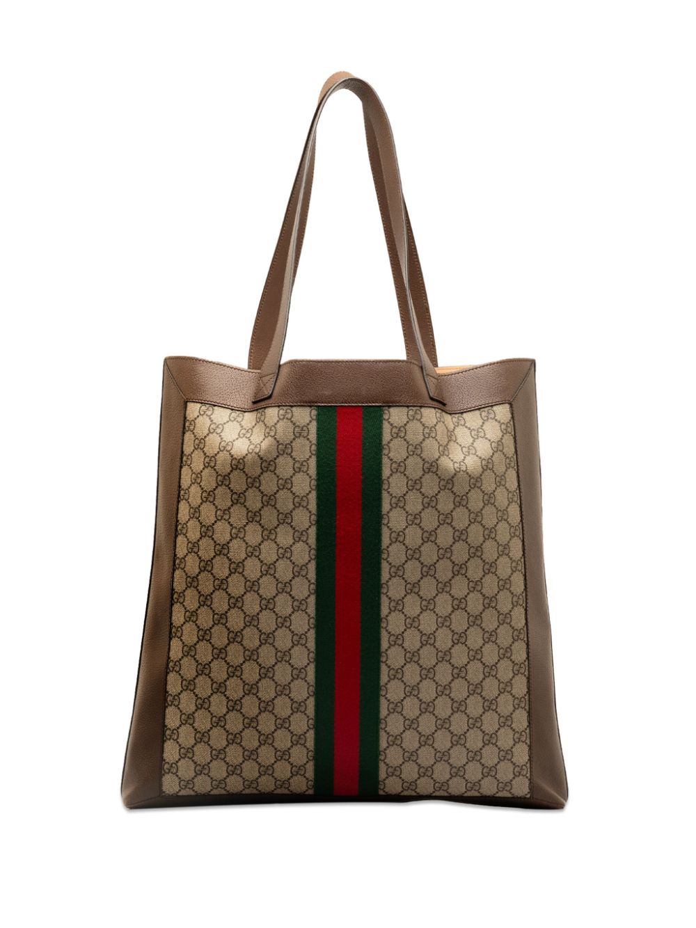 Gucci Pre-Owned 2016-2023 GG Supreme Ophidia tote bag - Bruin