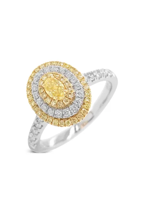 HYT Jewelry diamantring i 18K vitguld