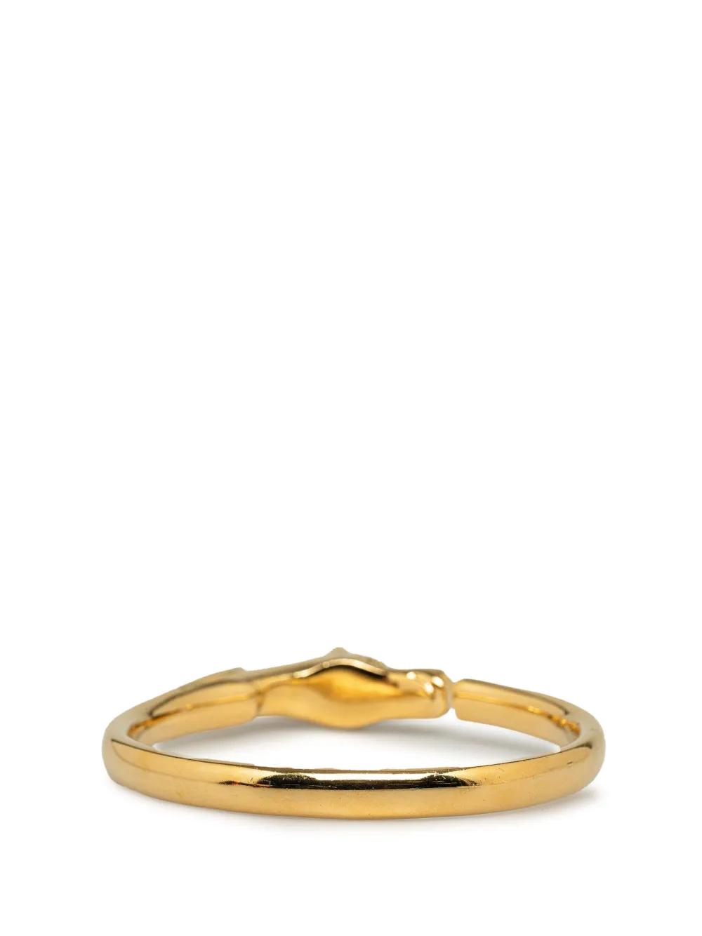 Hermès Pre-Owned 20th Century Tete de Cheval Horse Bangle costume bracelet - Goud