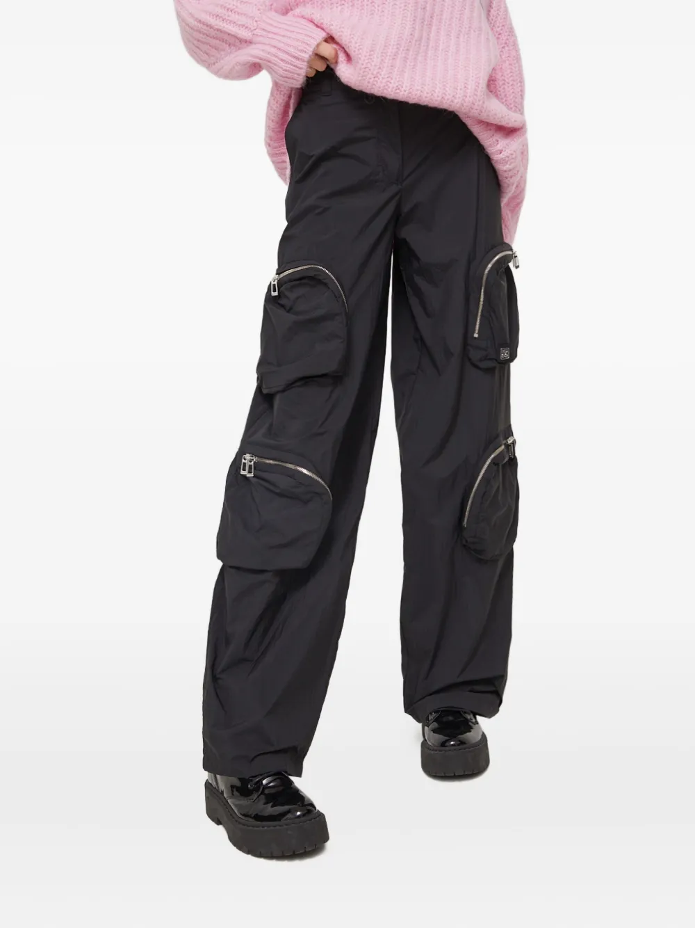 HUGO pantalones con bolsillos con cierre | negro | Image 1