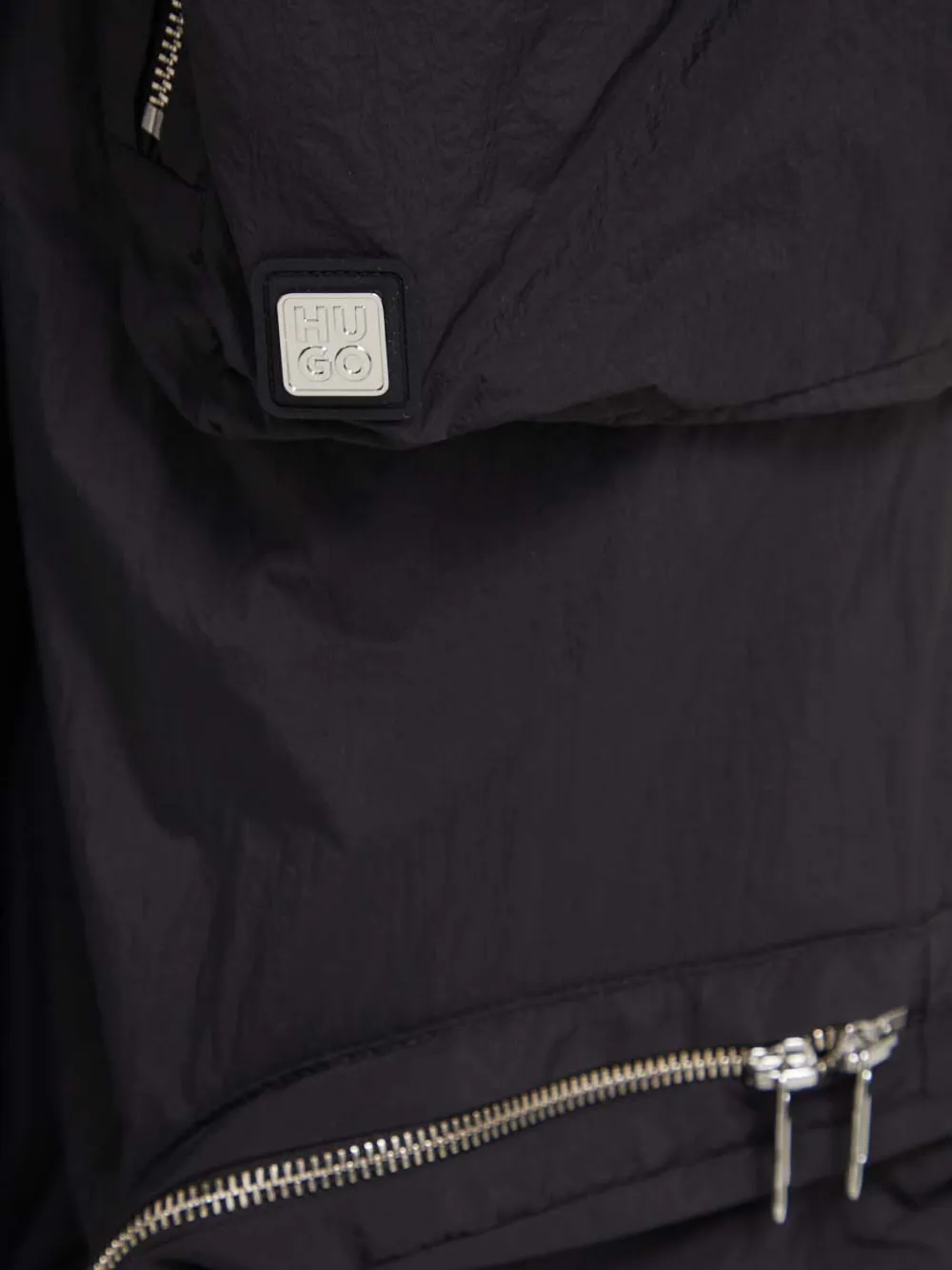 HUGO Broek met ritszak Zwart