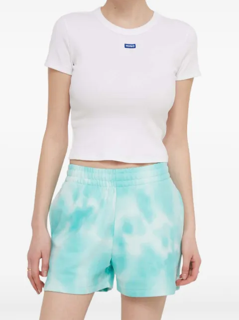 HUGO tie-dye drawstring shorts