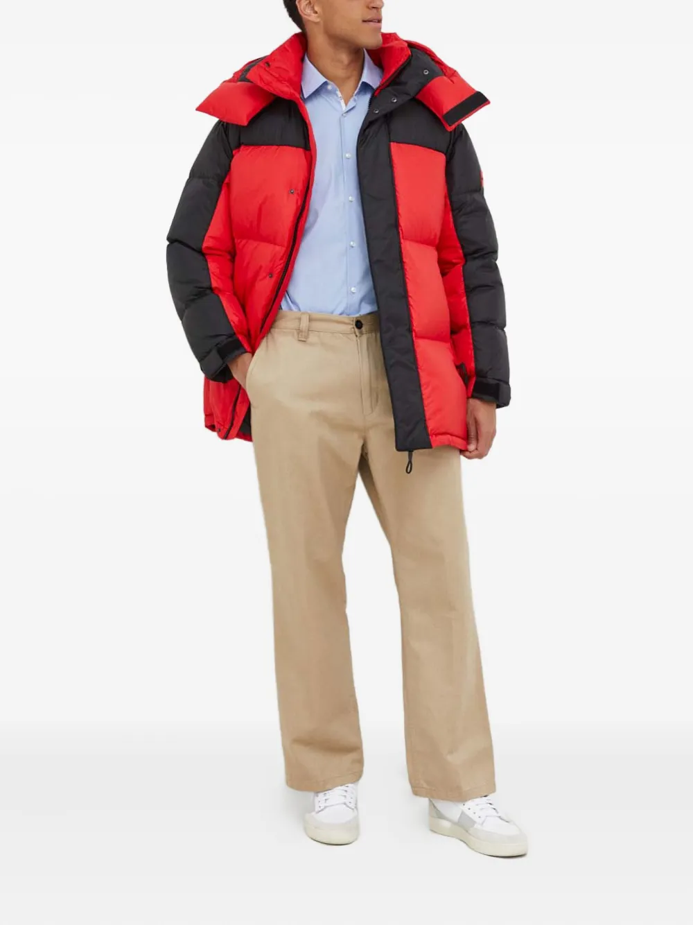 HUGO 컬러 블록 후드 재킷 | 패딩 & 다운 재킷 | Image 2