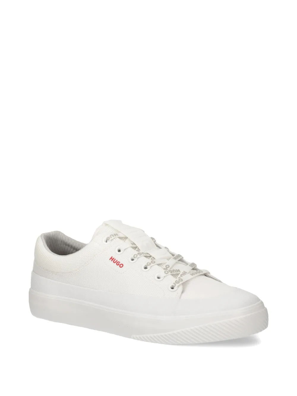 HUGO square logo trainers White