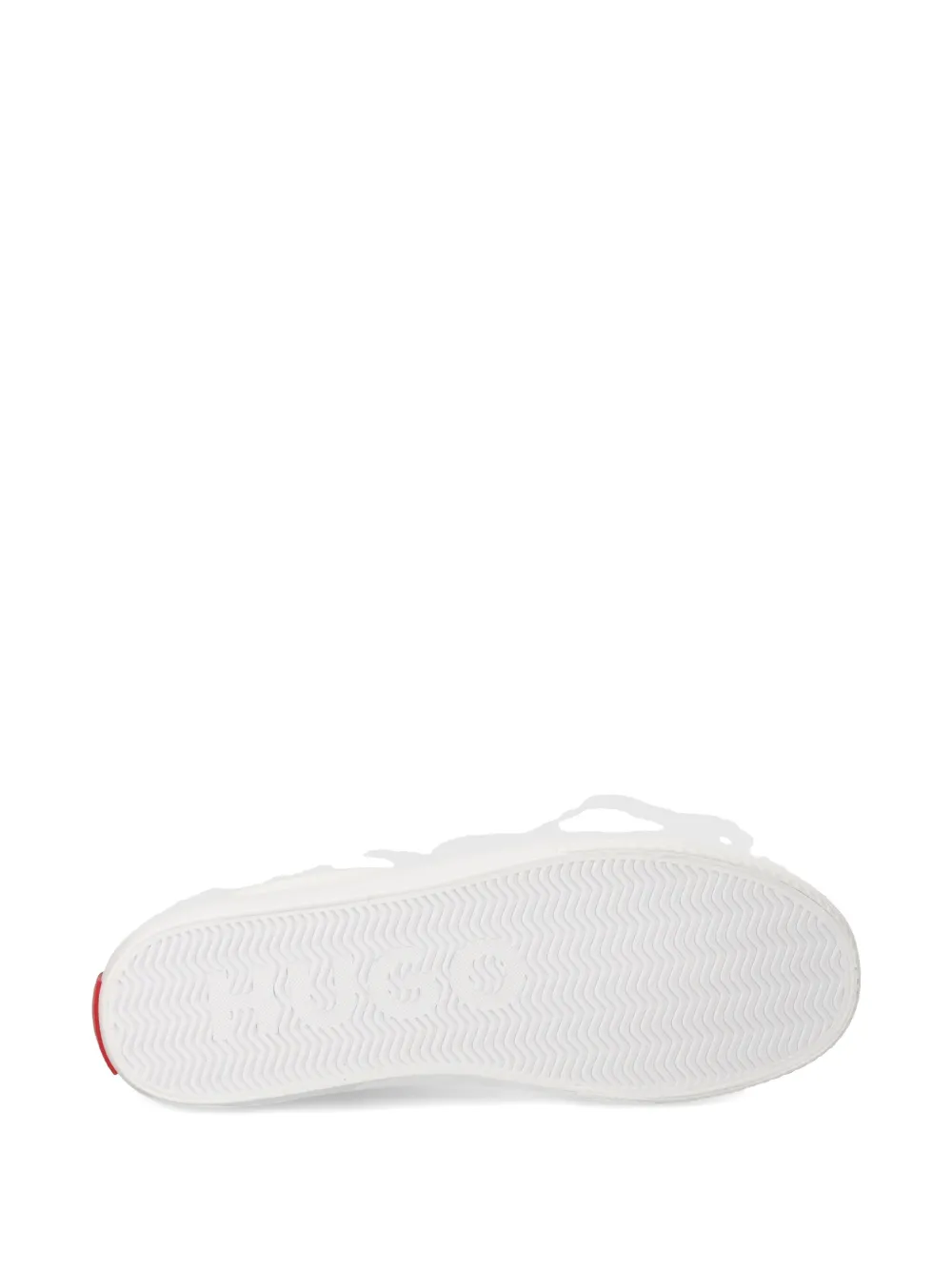 HUGO square logo trainers White