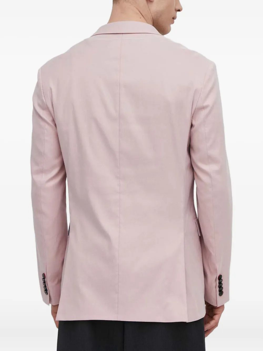Hugo Boss Button Blazer In Pink