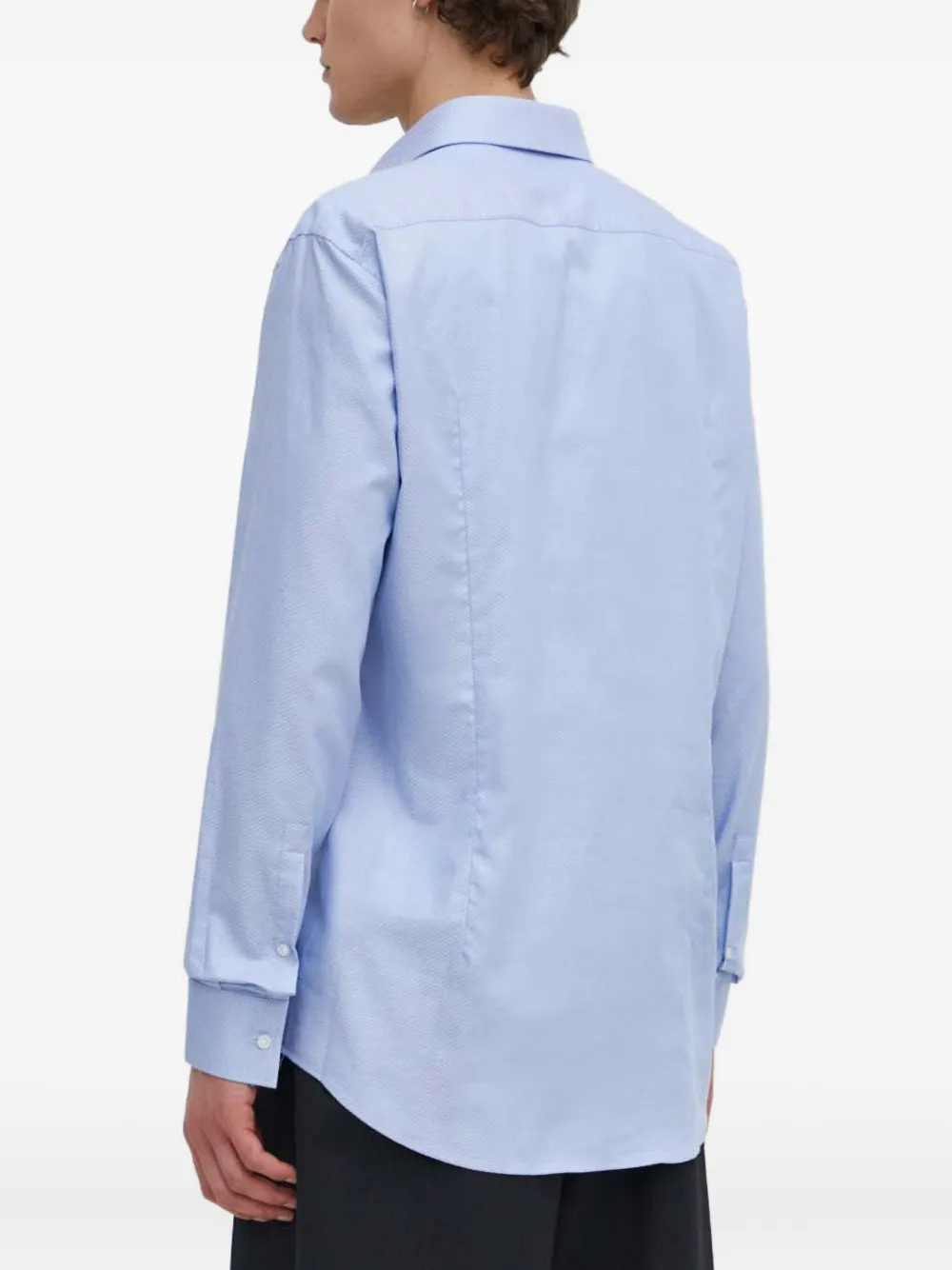 HUGO Overhemd met knopen Blauw