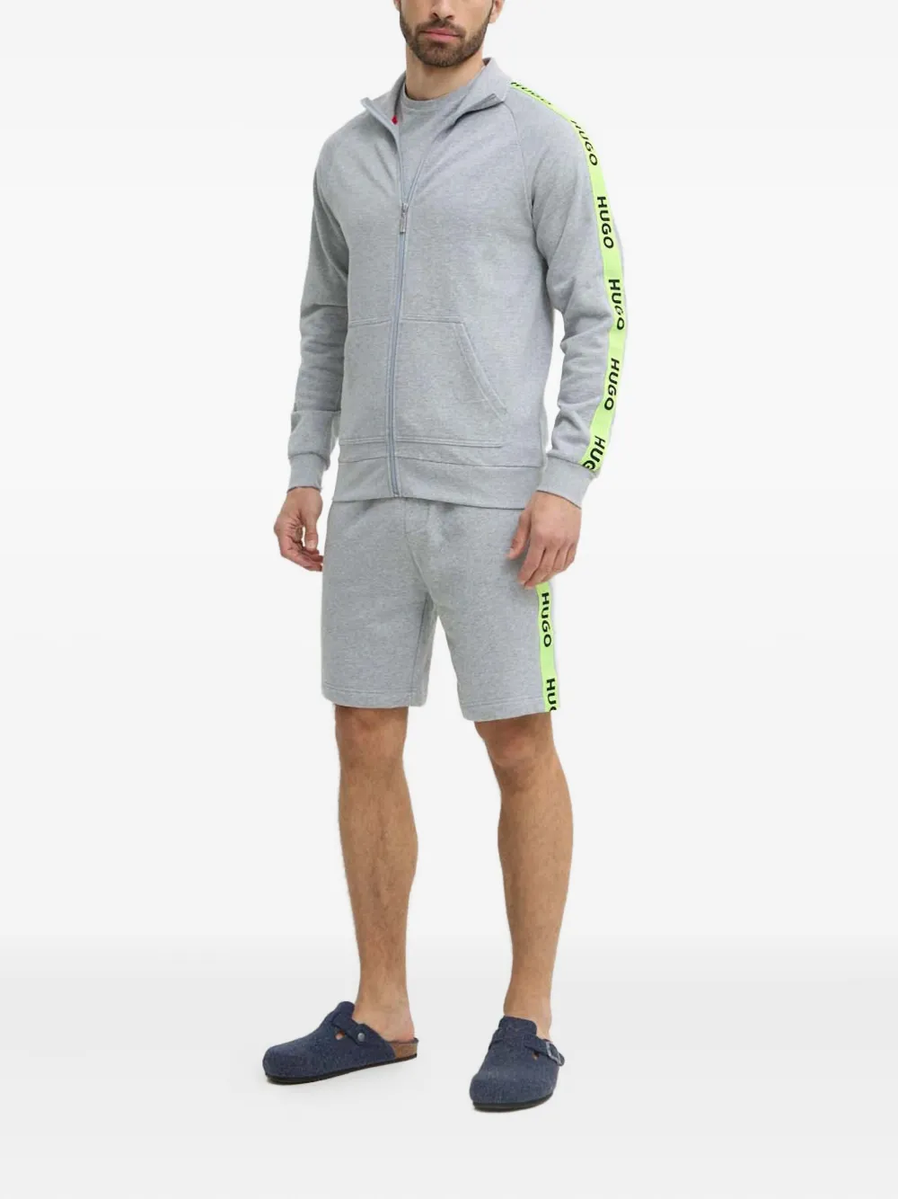 HUGO zip tape sweatshirt | Grey | Image 1