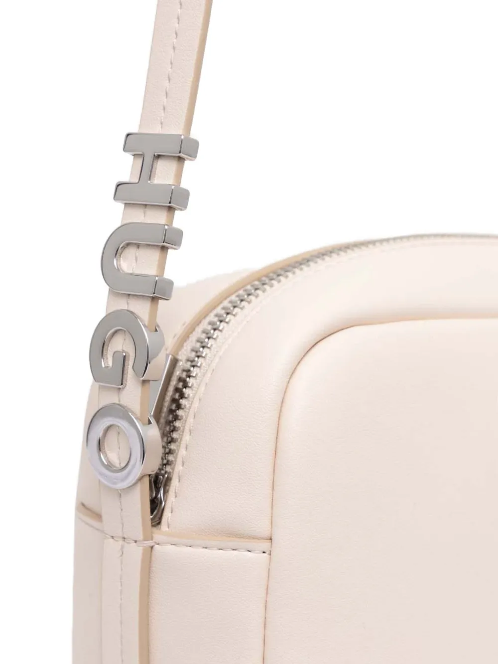HUGO Tas met logodetail Beige