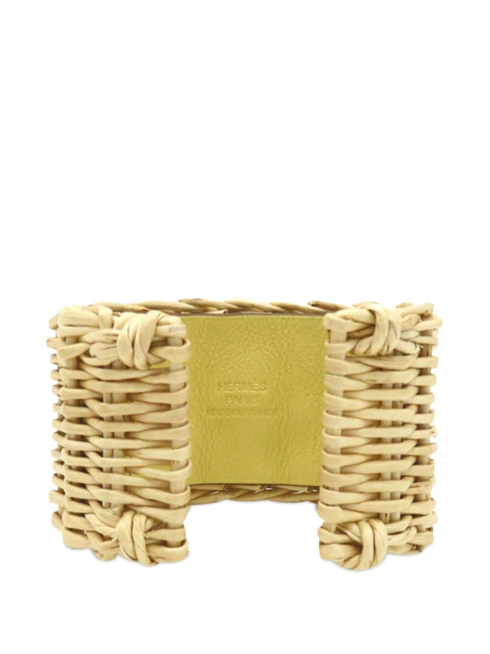 Hermès Pre-Owned 2023 Medor Picnic Cuff costume bracelet - Groen