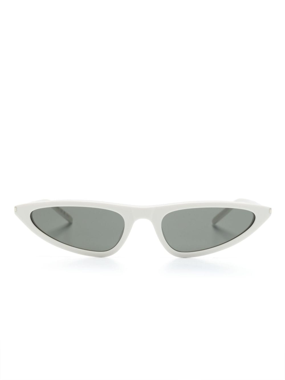 Saint Laurent Sl 703 Cat-eye Sunglasses In White