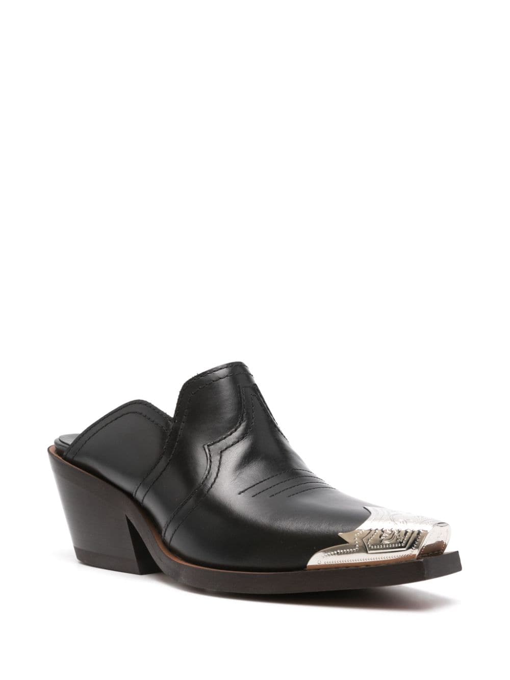 Dorothee Schumacher Western Coolness 50 mm muiltjes - Zwart