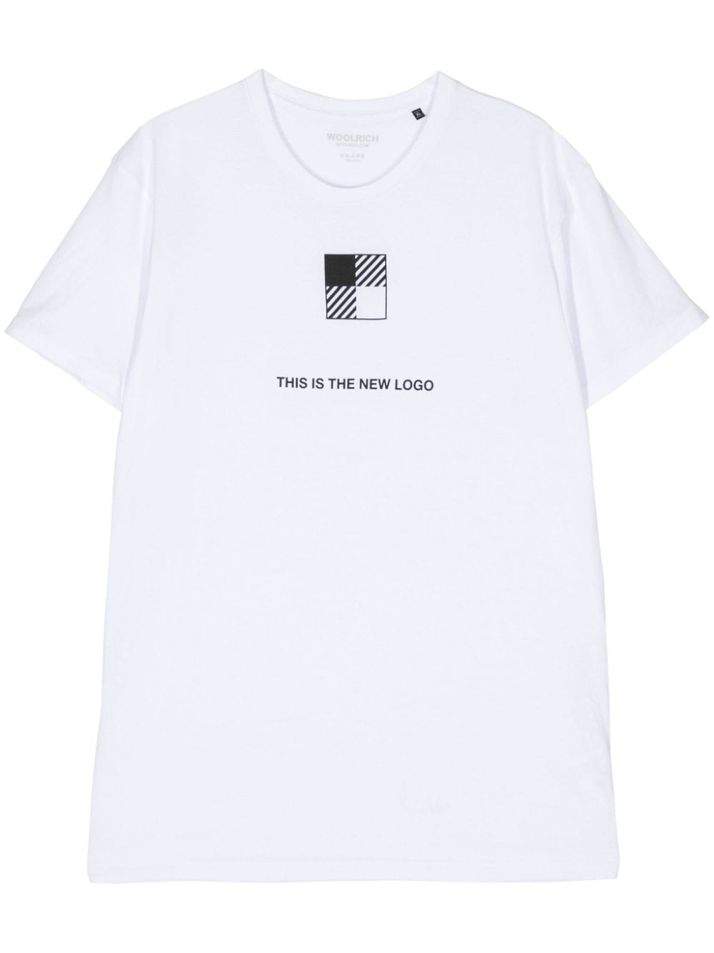 Woolrich slogan-print cotton T-shirt Wit