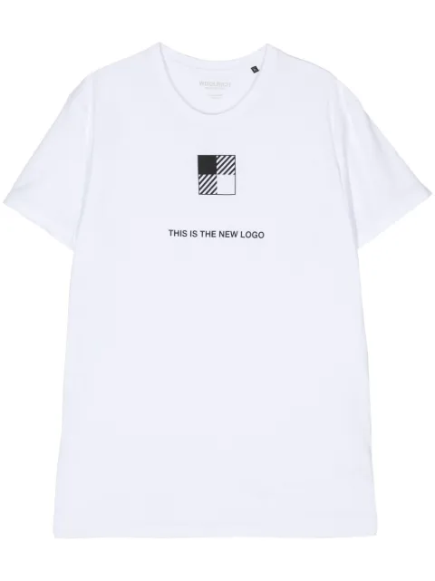 Woolrich slogan-print cotton T-shirt