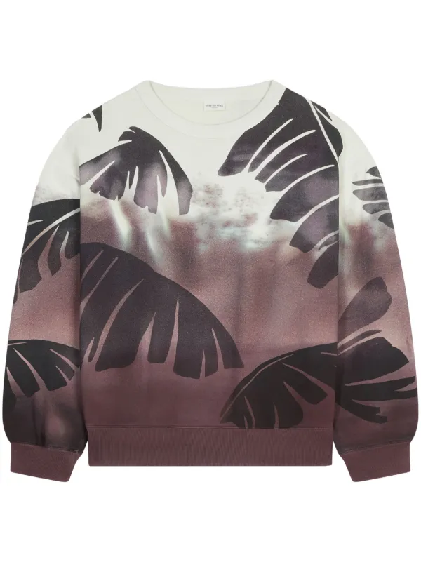 DRIES VAN NOTEN オーバーサイズ スウェットシャツ | レッド DRIES VAN NOTEN オーバーサイズ スウェットシャツ | レッド