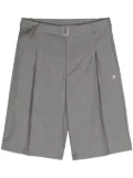 Études Studio Cooper wool pleated shorts - Grey
