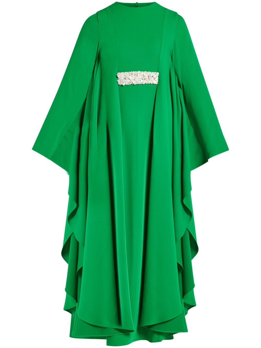 Anatomi Londyn Bead-embellished Dress In Green