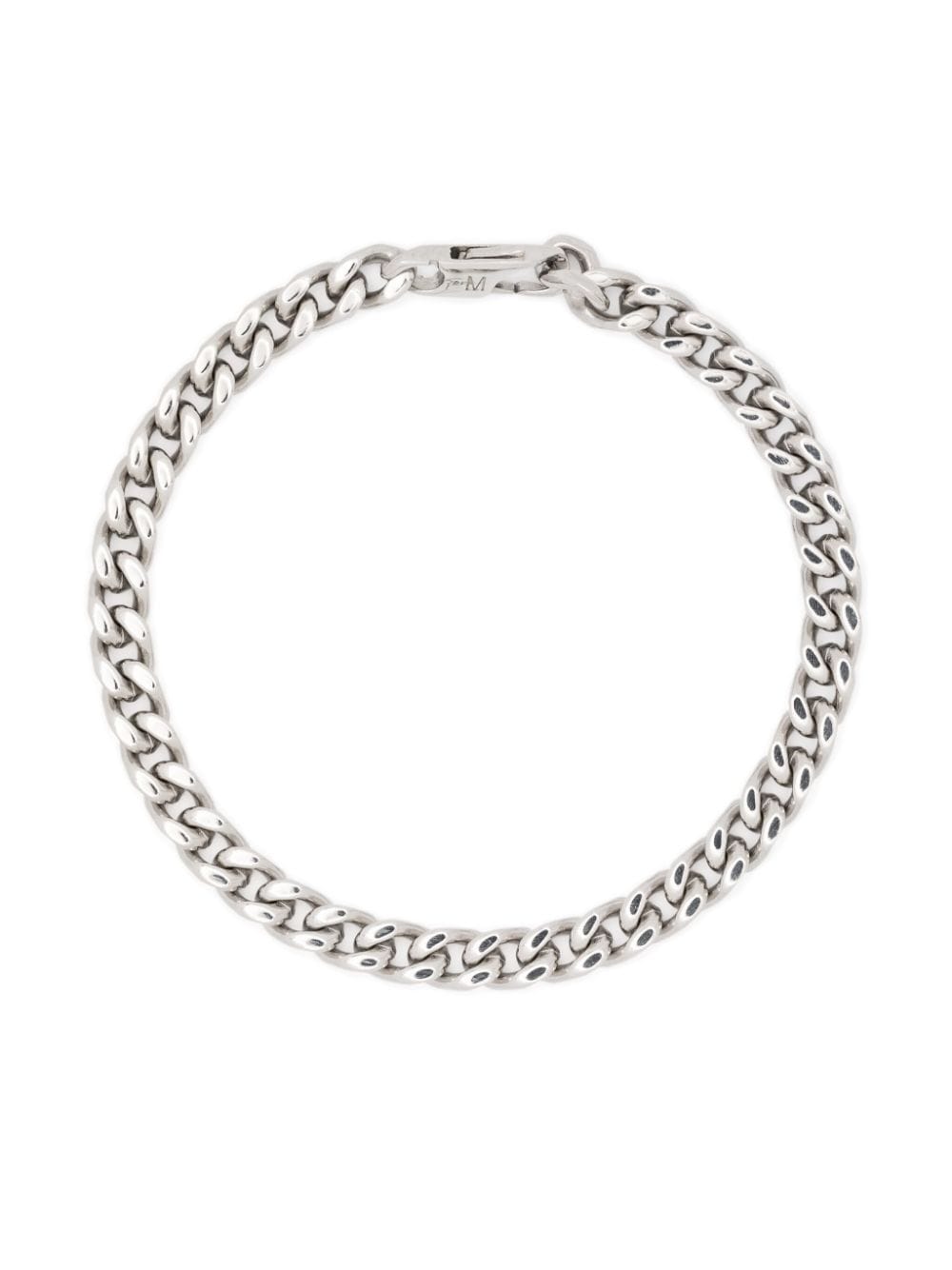 curb-chain sterling silver bracelet