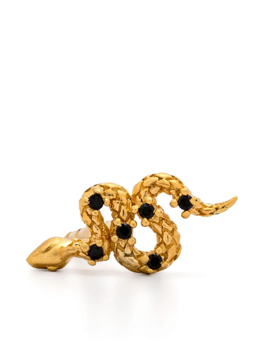 Missoma X Harris Reed Serpent Single Earring In Gold