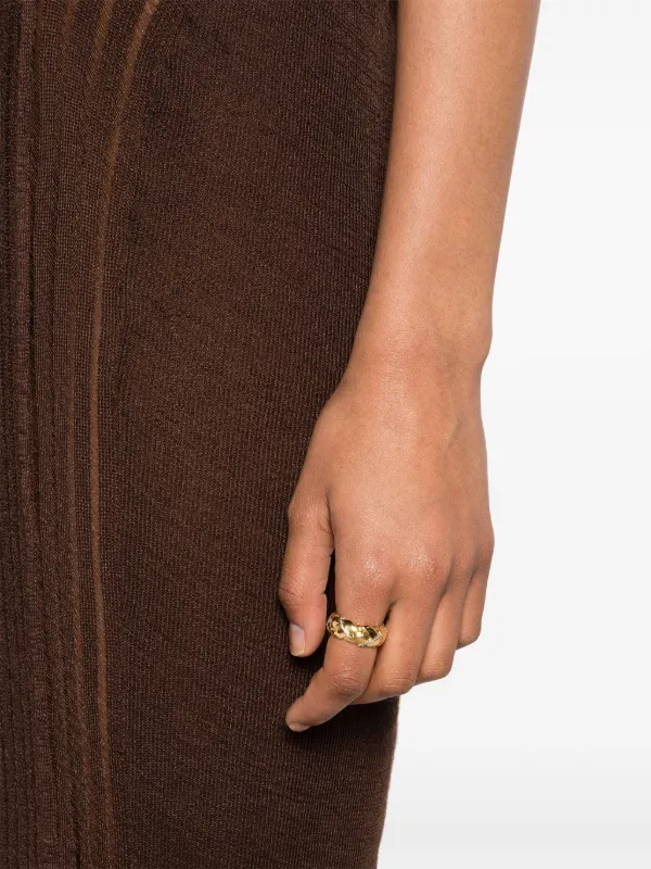 Missoma x Lucy Williams Waffle Ring | Gold | FARFETCH AU