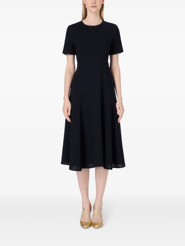 JANE Thea flared hem Dress Blue FARFETCH SA