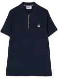 Fila ribbed cotton polo shirt - Blue