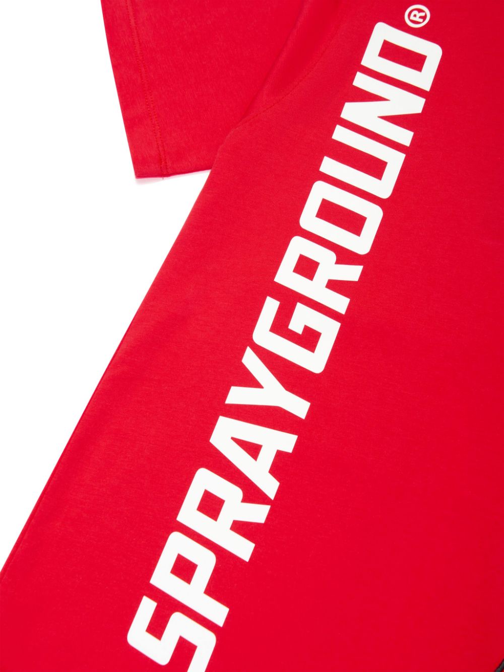 Shop Sprayground Kid Shark Teeth-print Cotton T-shirt In Red