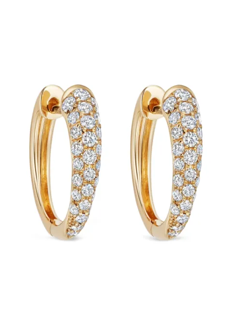 Kiki McDonough 18kt yellow gold Kiki diamond earrings 