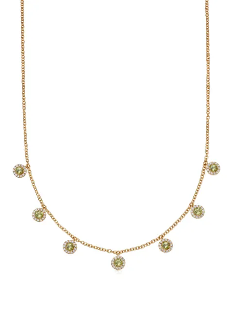 Kiki McDonough 18kt yellow gold Grace diamond necklace
