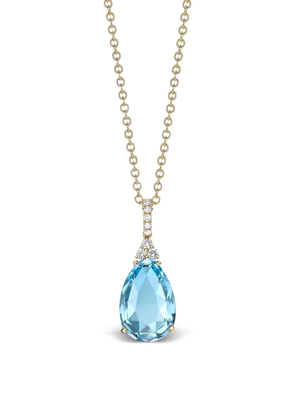 18kt yellow gold Candy topaz pendant
