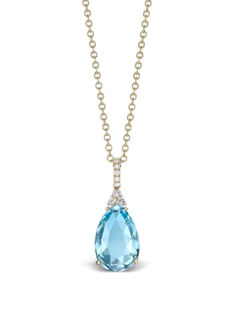 Kiki McDonough 18kt yellow gold Candy topaz pendant