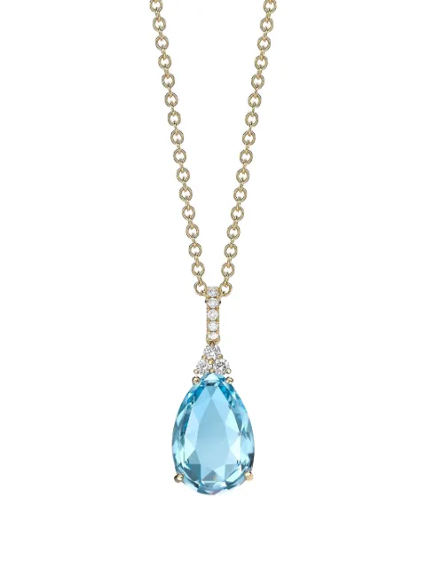 Kiki McDonough 18kt yellow gold Candy topaz pendant