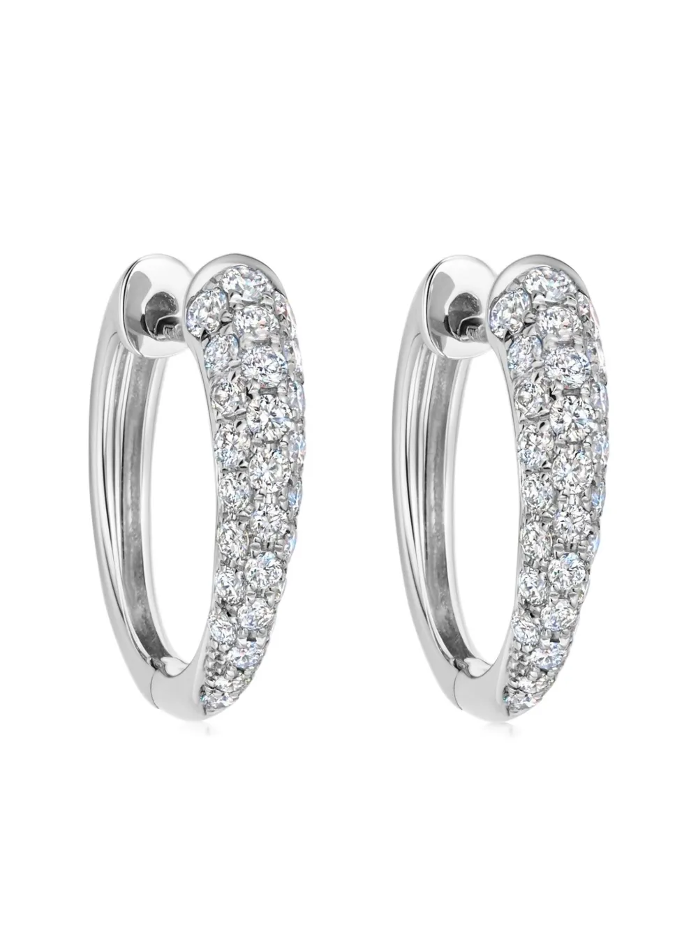 18kt yellow white Kiki diamond earrings