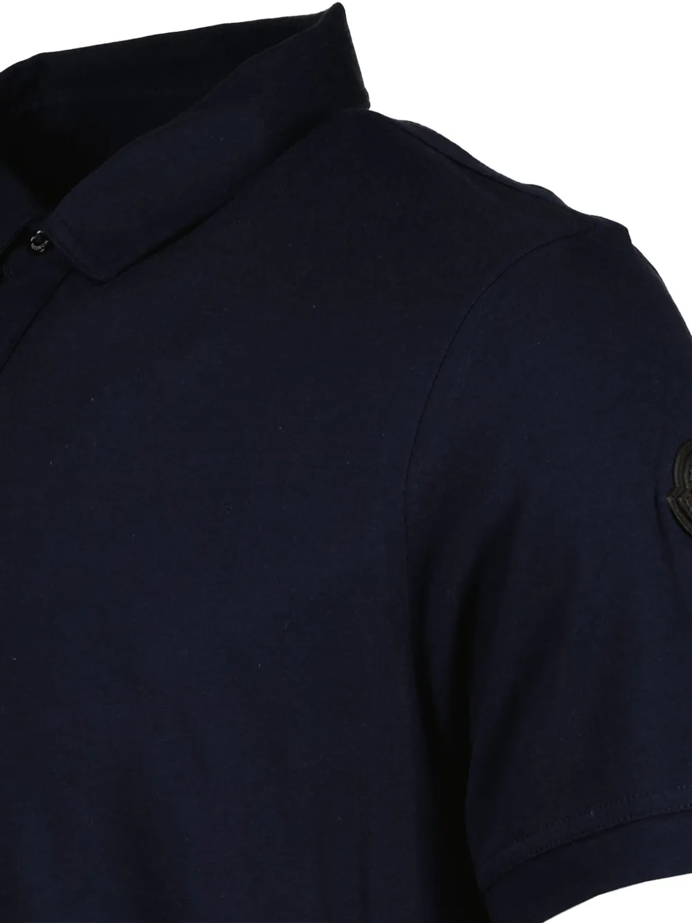 Moncler Poloshirt met logopatch Blauw