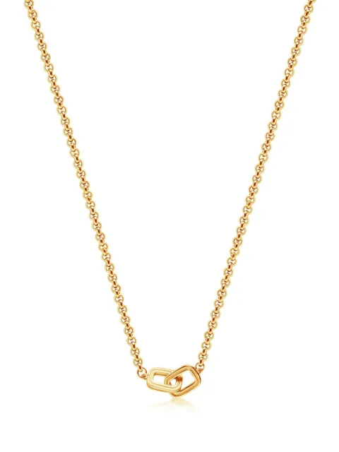 Nialaya Jewelry intertwined gold-plated necklace