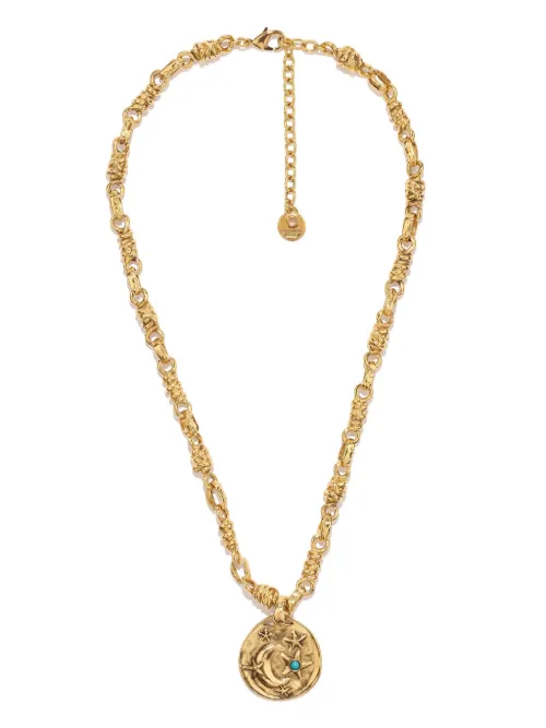 Collier à pendentif Talisman Astro Moon - Goossens - Modalova
