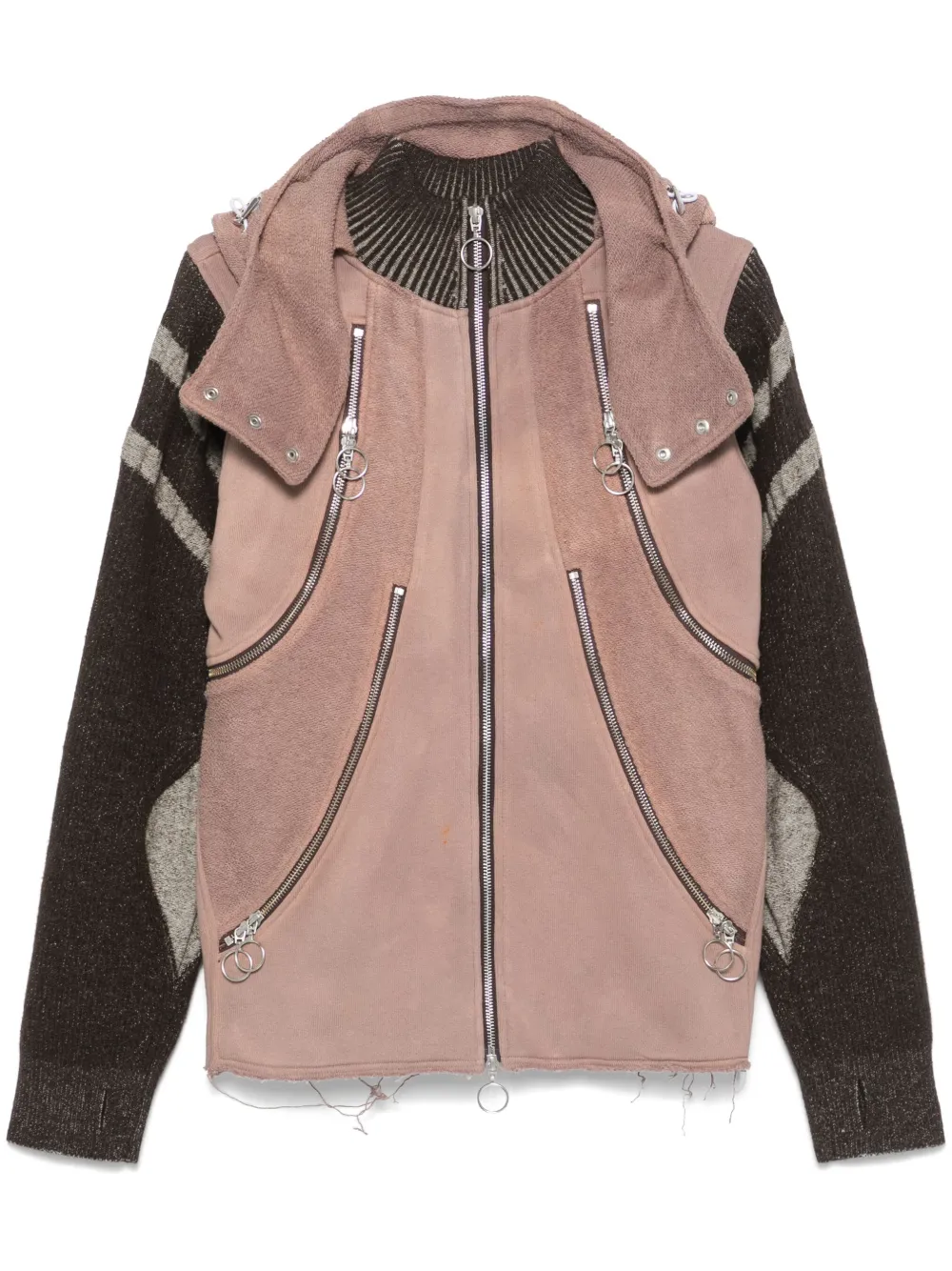 Charlie Constantinou S3 Hybrid hoodie - Brown