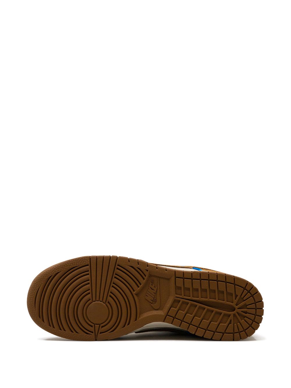 Shop Nike Dunk Suede Sneakers In Brown