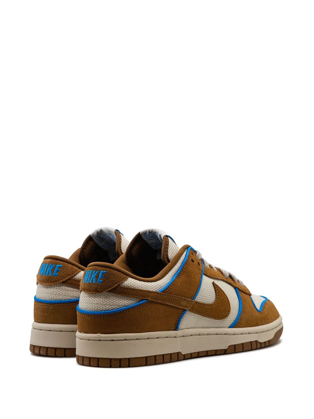 Shop Nike Dunk Suede Sneakers In Brown