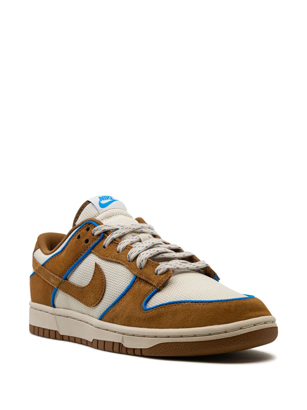 Shop Nike Dunk Suede Sneakers In Brown