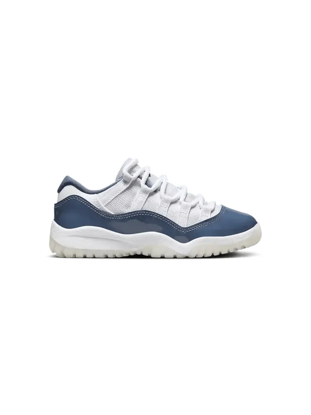Jordan Air 11 Retro Low "diffused Blue" Big Kids' Shoes In White