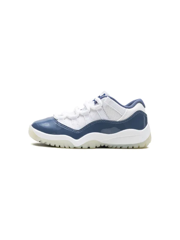 Jordan Kids Jordan 11 Retro Low Midnight Navy Sneakers White