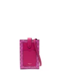 Moreau small cross leather bag - Pink